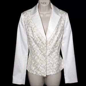 NWT 🛍 DONCASTER 💫GORGEOUS IVORY BLAZER - JACKET